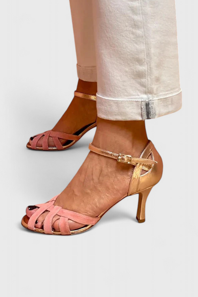 Tacones Elegantes Juul con Tira en T y Plantilla Acolchada