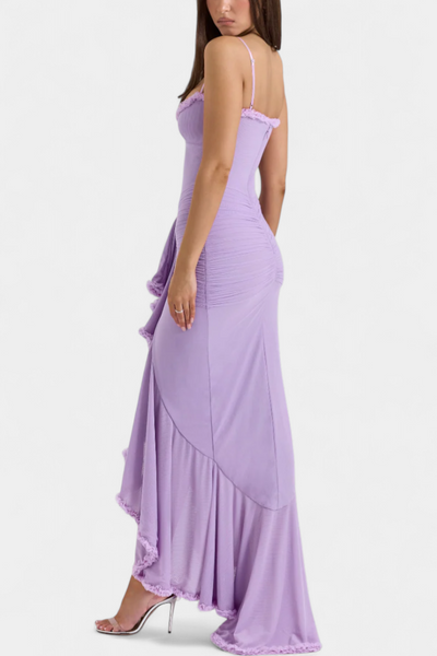 Vestido Corsé Élodie con Detalles de Volantes