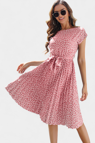 Vestido Midi Floral Galilea con Toque Campestre