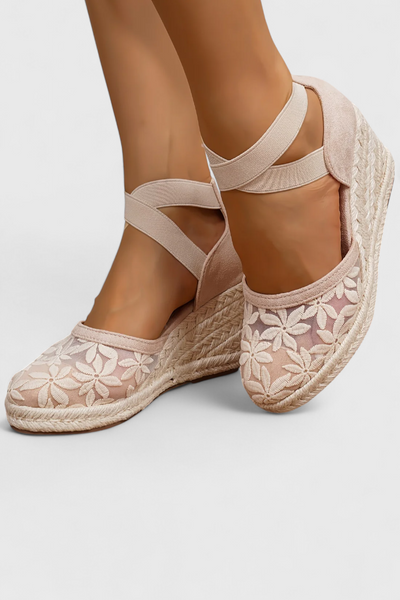 Sandalias Ortopédicas Phylis con Diseño Floral y Plataforma Elevada
