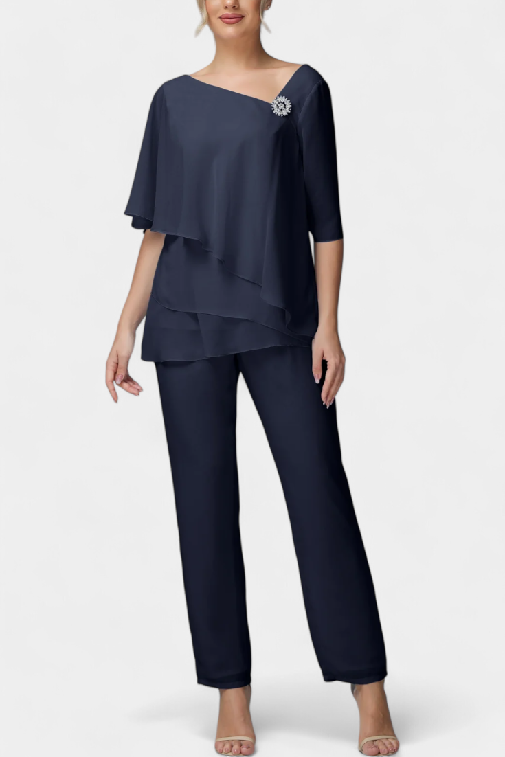 Conjunto de Dos Piezas Dinah con Silueta Femenina Elegante y Cómoda