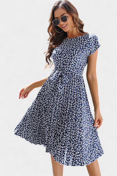 Vestido Midi Floral Galilea con Toque Campestre