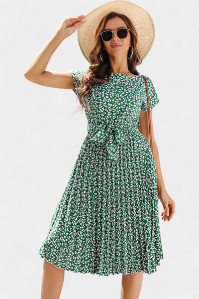 Vestido Midi Floral Galilea con Toque Campestre