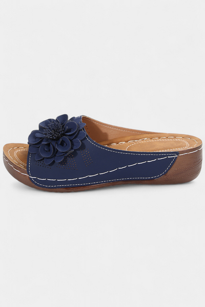 Sandalias Ortopédicas Rica con Flor 3D y Suela Confortable