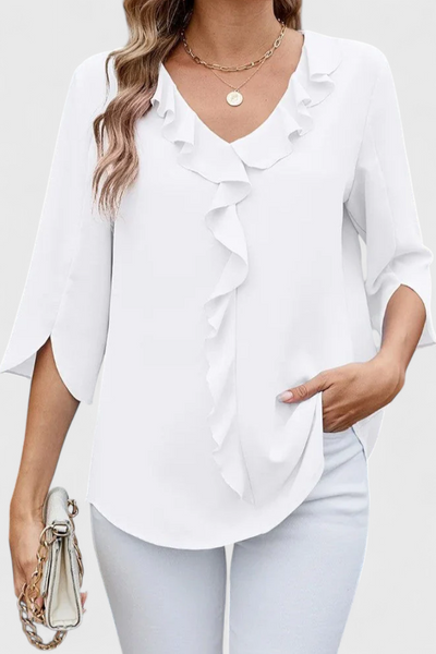 Blusa Casual Annemiek de Corte Suelto y Estilo Elegante