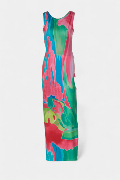 Luella Vestido Pastel de Corte Elegante y Silueta Suelta
