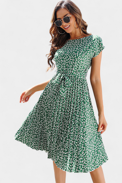 Vestido Midi Floral Galilea con Toque Campestre