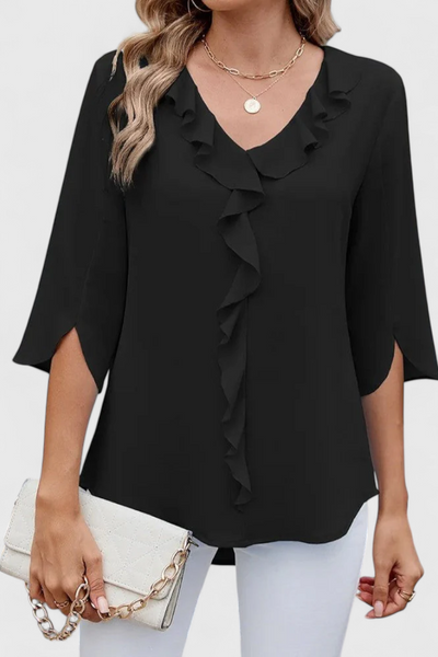 Blusa Casual Annemiek de Corte Suelto y Estilo Elegante