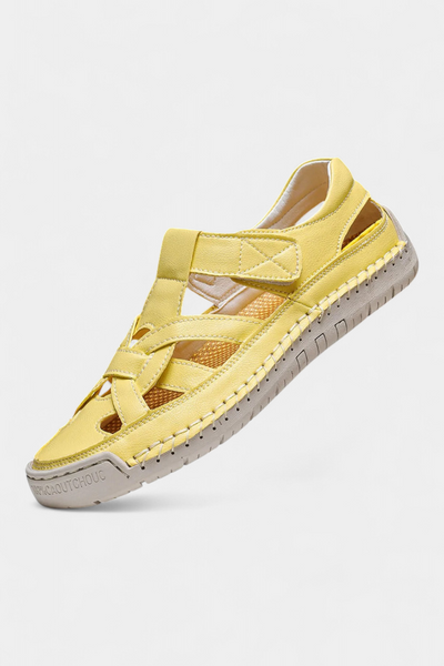 Sandalias Ergonómicas Kaia de Cuero Sintético con Diseño Lateral