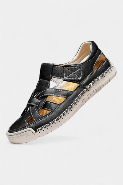 Sandalias Ergonómicas Kaia de Cuero Sintético con Diseño Lateral