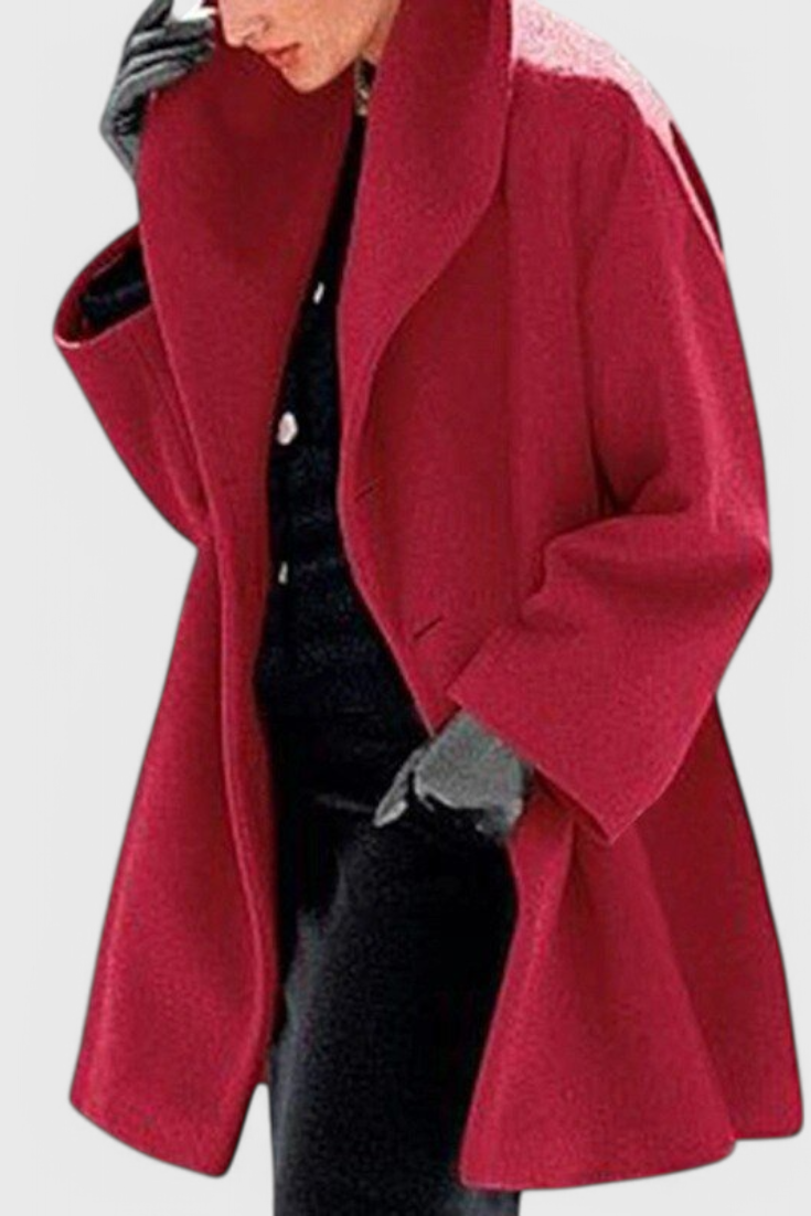 Chaqueta Oversized de Lana Harper con Amplia Solapa