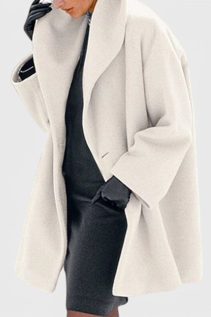 Chaqueta Oversized de Lana Harper con Amplia Solapa