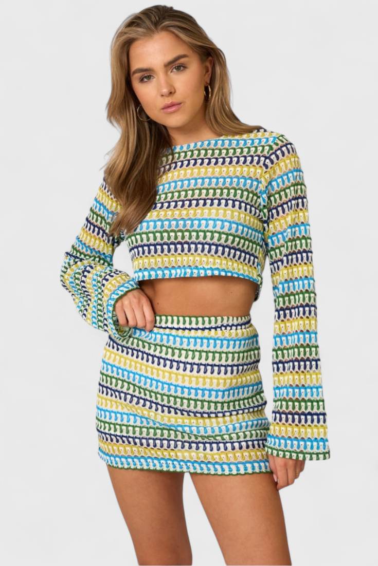 Islene Conjunto Boho de Crochet Liviano