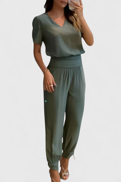 Cassandra Conjunto de Top y Pantalones