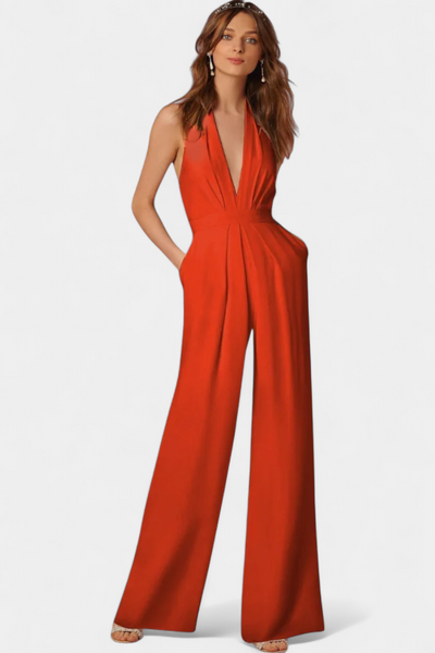 Lila Mono de Pierna Ancha con Toque de Elegancia