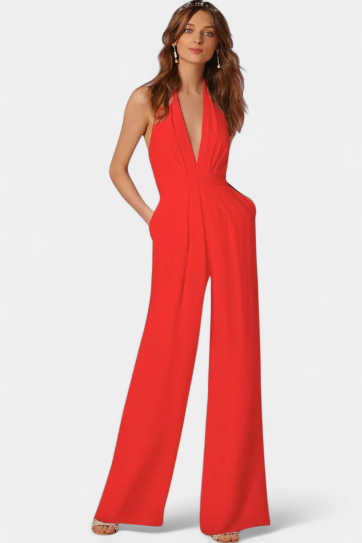 Lila Mono de Pierna Ancha con Toque de Elegancia