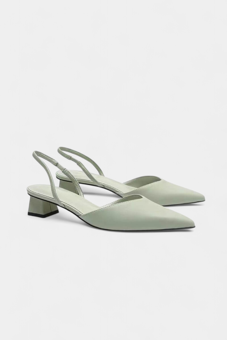 Babette Pointed Toe Slingback Heels