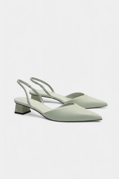 Babette Pointed Toe Slingback Heels