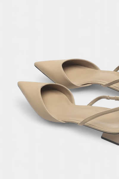 Babette Pointed Toe Slingback Heels