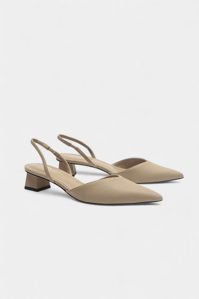 Babette Pointed Toe Slingback Heels