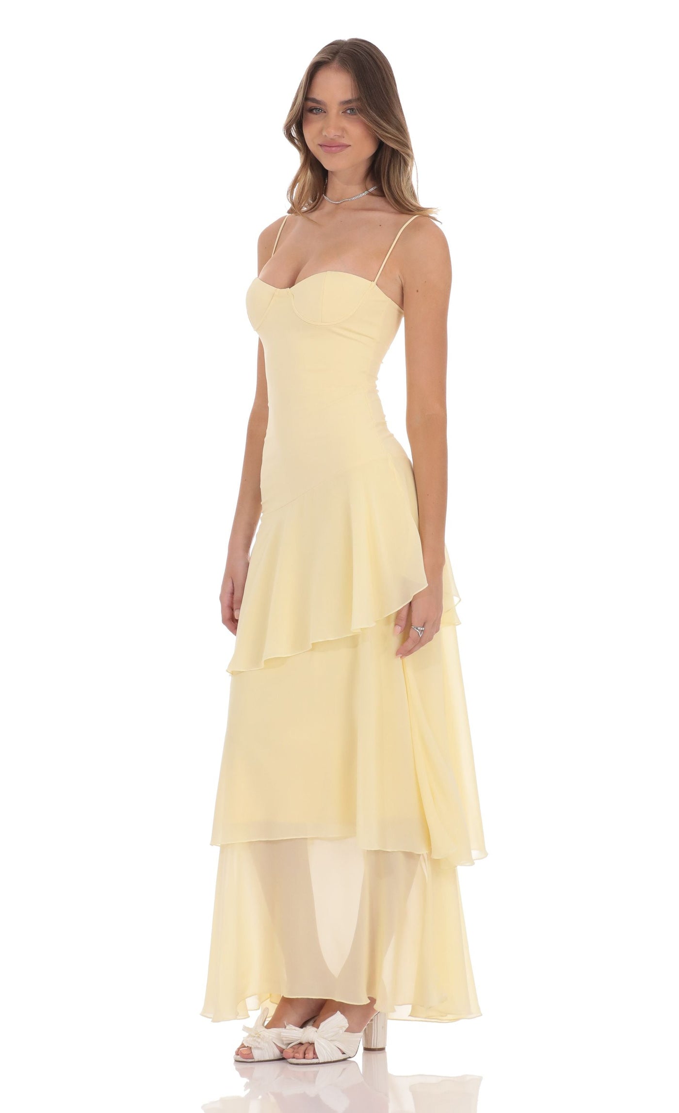 Solerina™ Vestido Maxi en Capas