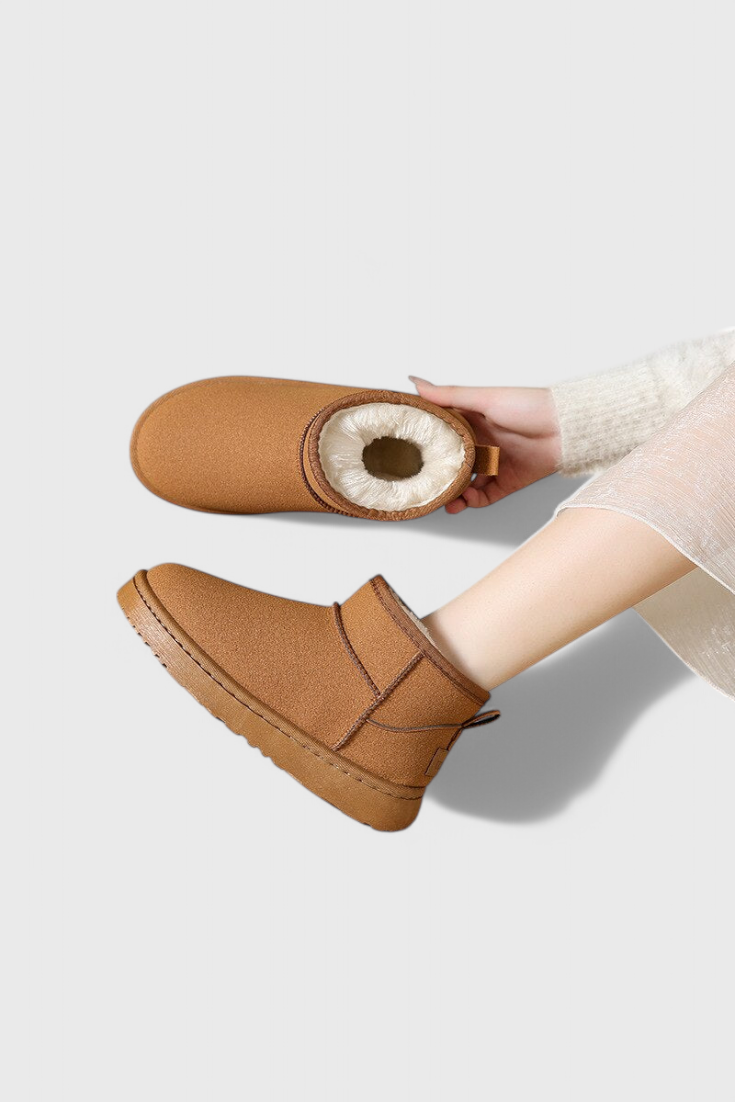 Botas de Tobillo Forradas de Shearling Adelaide