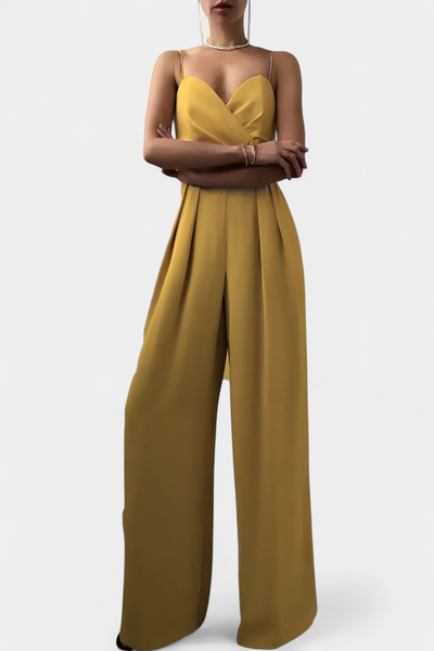 Romily Mono Elegante con Tirantes y Pierna Ancha