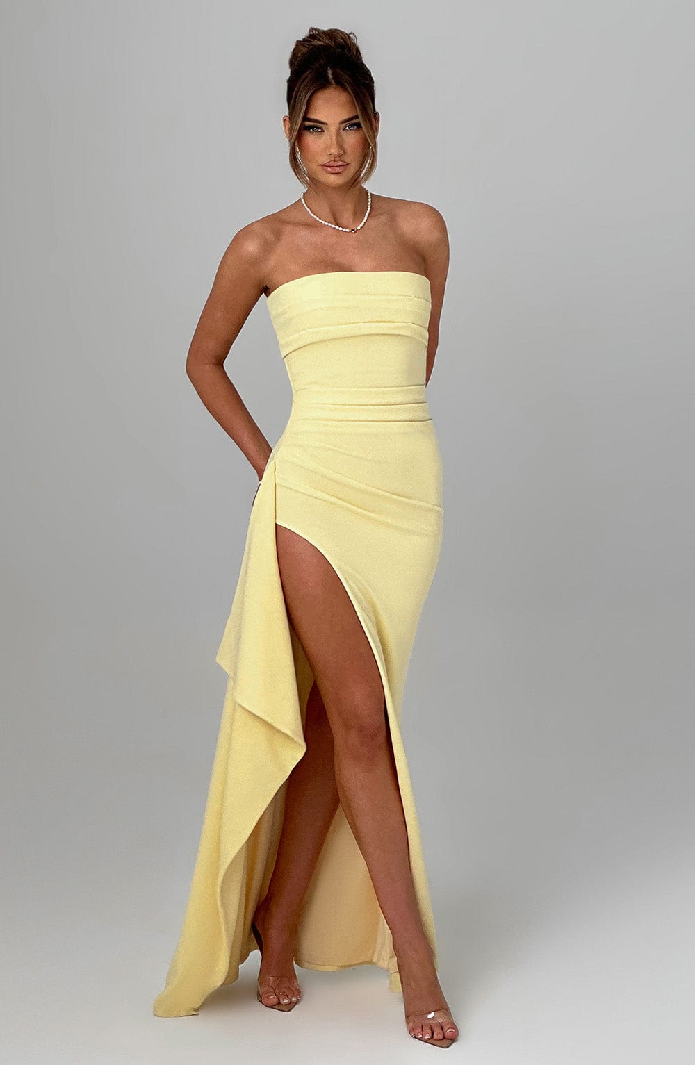 Vireli™ Vestido Maxi Elegante de Limón