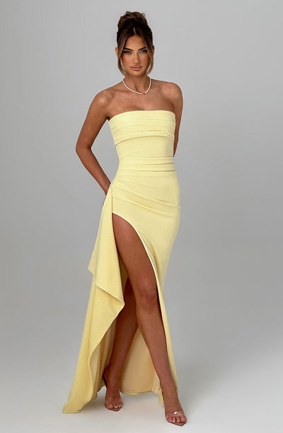 Vireli™ Vestido Maxi Elegante de Limón