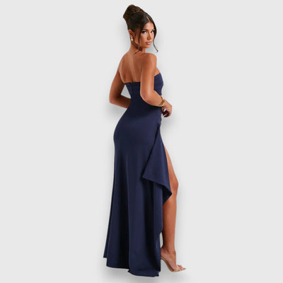 Nova – Vestido con escote y abertura